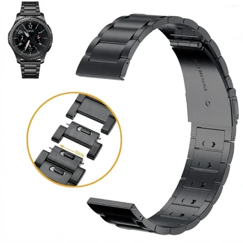 22 мм Метална Каишка за Samsung Galaxy Watch 3 45 mm/Huawei Watch GT2 46 мм Быстроразъемный Взаимозаменяеми Гривна за Amazfit GTR 47 мм