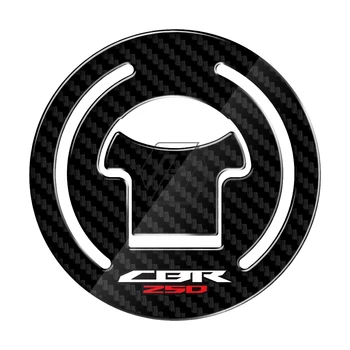 3D Въглероден Мотоциклет Горивния Газ Капачка Протектор Етикети Калъф за HONDA CBR250 CBR 250 2011 2012