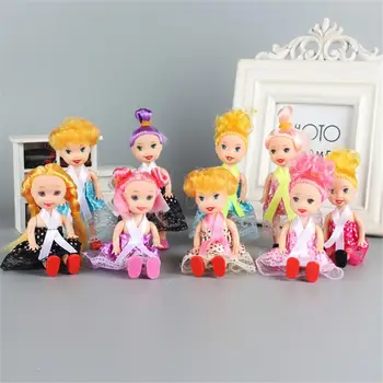 5 11 см Играчки Кукли хуманоиди, съдържащи 5 различни кукли в дрехите, ръцете и краката могат да бъдат активни около 11 см, подаръци за рожден Ден за момичета