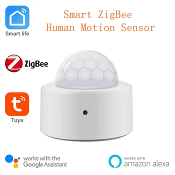 Sasha Zigbee 3,0 Мини Интелигентен Сензор за Движение на Човешкото Тяло PIR Сензор Инфрачервен Сензор Детектор за Умен Живот Домашна Сигурност, Телефон, ПРИЛОЖЕНИЕТО за Управление на