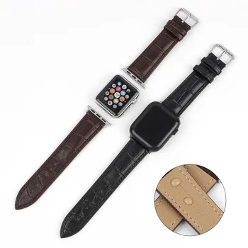 Смяна на Каишка за Часовник от естествена Кожа за Apple Watch Band 44 мм 40 мм 42 мм 38 мм Мъжки Женски Каишка за Часовник iWatch