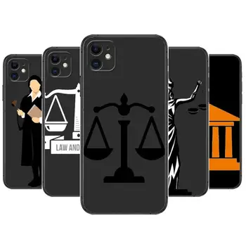 Студент по право на Адвокат, Съдия, Калъфи За мобилни Телефони iphone 13 Pro Max case 12 11 Pro Max PLUS 8 7 PLUS 6S XR XS X 6 mini se мобилен мобилен